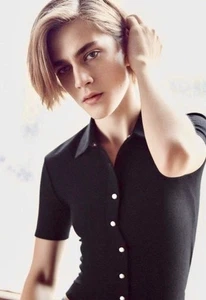 Svenjoyment Lurex Glitzer Hemd Silber Kurzarm Gay Pride S/M Party Shirt Gear - Bild 1 von 3