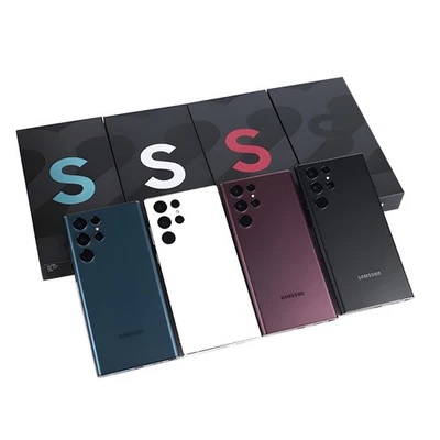 NEW Samsung Galaxy S22 Ultra (5G) 128GB/256GB/512GB Unlocked Smartphone SM-S908U - Image 1 of 4