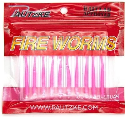 Nuevo Pautzke Cebo Aprobado Laboratorio Gusanos de Fuego Trucha Especie Pesca Ajo Aroma Foto 1 de 4