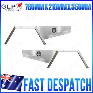 Pair 780mm Double Tapered Under Tray Ute Tool Box and Mud Guards AU - Picture 1 of 11