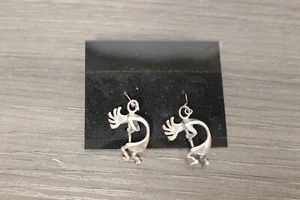 Indianer Kokopelli Navajo Sterlingsilber Ohrringe 6,3 g - Bild 1 von 6