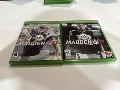 Lote de 2 juegos deportivos Xbox One - Madden 17-18 Foto 1 de 4
