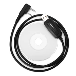 USB Programming Cable + Software for TYT MD-380 Two way Walkie Talkie Radio - Picture 1 of 8