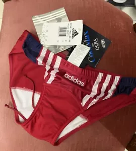 Adidas Triathlon Slip Short Badehose Vintage New Deadstock 90s Rare Portugal - Bild 1 von 7
