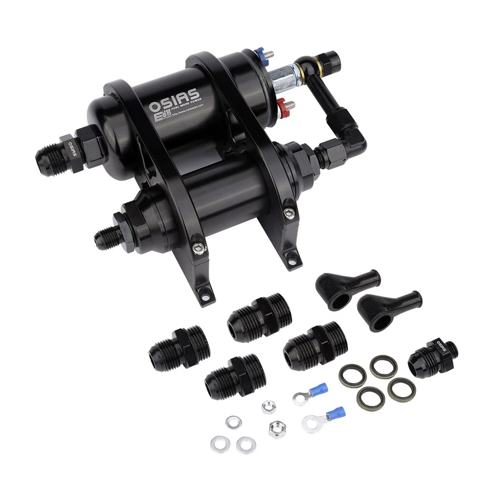 BOMBA DE COMBUSTIBLE UNIVERSAL 380LPH con KIT DE SOPORTE Y FILTRO AN8 se adapta a 044 0580254044 Foto 1 de 4