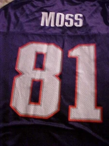 Reebok NFL Players Jersey New England Patriots Randy Moss #81 Size XL Football - Picture 1 of 7