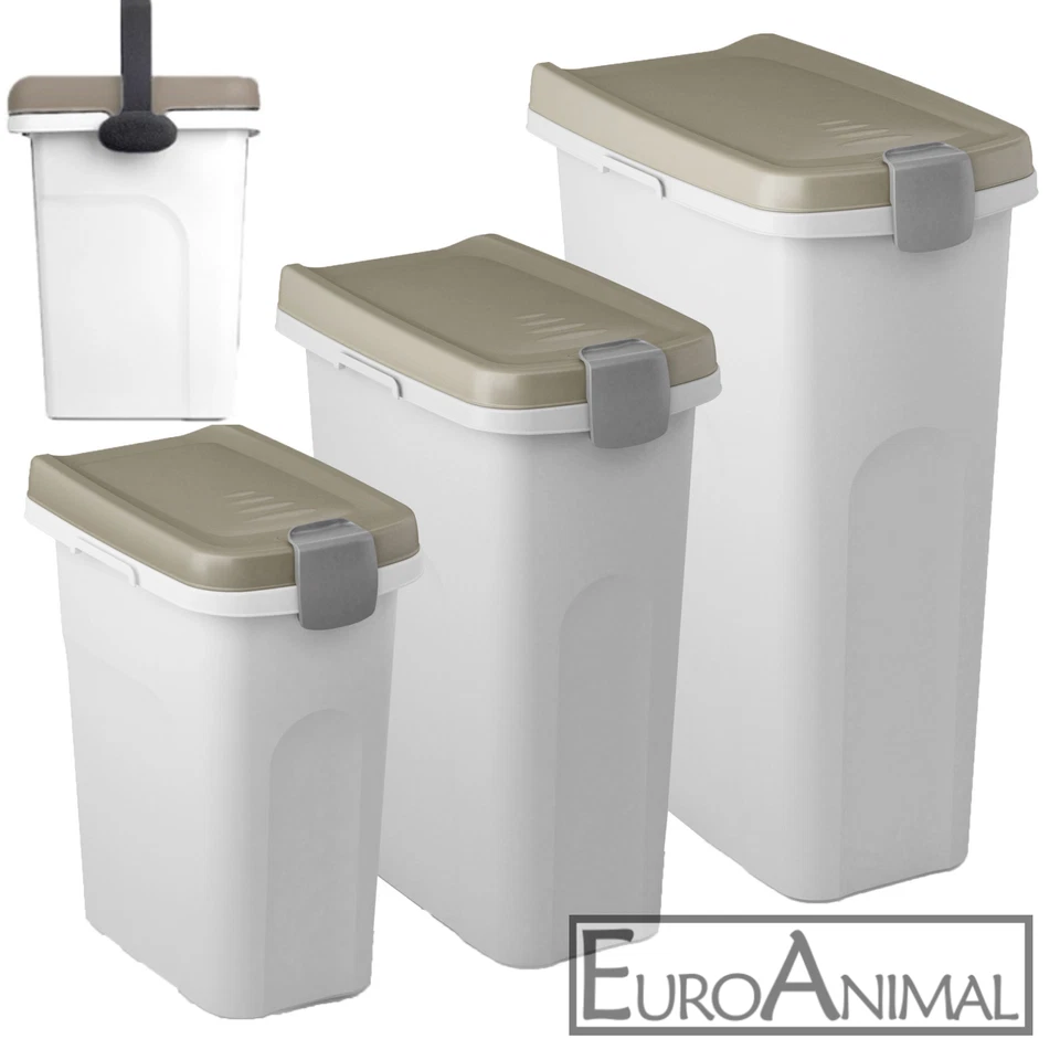 Futtertonne mit Deckel und Dichtung, 7l bis 40l, Futterbox Futtercontainer - Bild 1 von 3