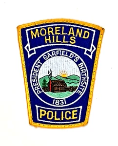 Moreland Hills, Ohio Police Department with Garfield's Birthsite Patch - Picture 1 of 3