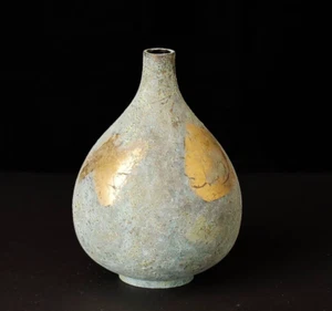 Hermoso jarrón de bronce firmado ZH25 - Imagen 1 de 14