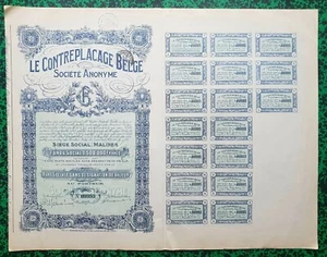 Belgique - Malines Chaussée de Battel - Déco Secteur du Bois & Caisserie de 1927 - Picture 1 of 2
