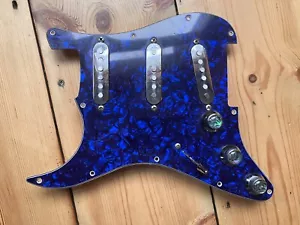 Left Handed Fender Squier Standard Stratocaster Guitar Pickups + S/Plate etc - Picture 1 of 12