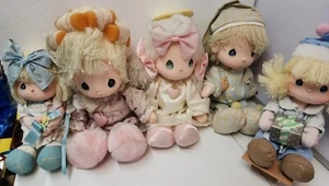 Precious Moments 13" to 15" dolls lot of 5 - Picture 1 of 19