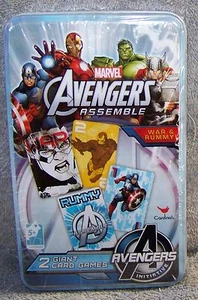 JUEGO DE CARTAS GIGANTES DE MARVEL AVENGERS ESTAÑO JUEGOS MAYORES DE 5 AÑOS GUERRA Y RUMMY - Imagen 1 de 4