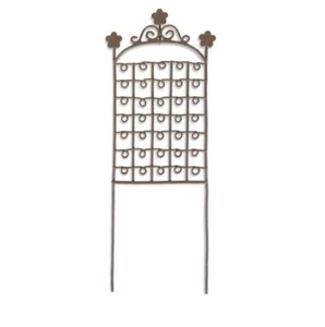 Miniature Fairy Garden Brown Rustic Filigree Screen Pick - Buy 3 Save $5 - Picture 1 of 1