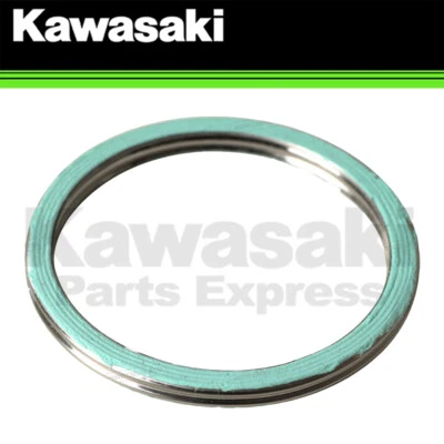 NUEVO 1995-2006 GENUINO KAWASAKI VULCAN 800 JUNTA DE TUBO DE ESCAPE 11060-1680 Foto 1 de 4