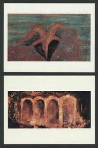 Zwei 1995 TORY FOLLIARD GALLERY Postkarten Wisconsin Künstler JOHN COLT, RUTH KJAER - Bild 1 von 2