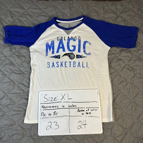 Orlando Magic Shirt Mens Extra Large White NBA Paolo Banchero Florida Basketball Cover