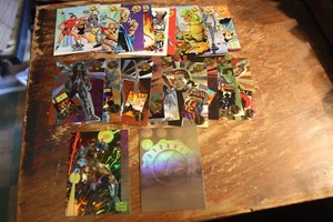 VALIANT ERA UPPER DECK INSERT SETS U1-9 PA1-9 SP1 + VALIANT PYRAMID CARD 1993 - Picture 1 of 2