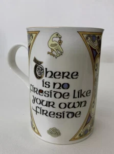 Irish MUG "There is no fireside like your own fireside" Royal Tara Ireland - Picture 1 of 7