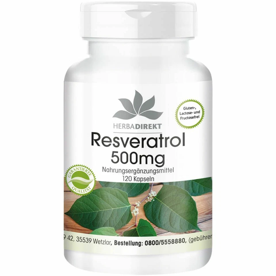 WARNKE VITALSTOFFE GMBH RESVERATROL 500 mg Kapseln 120 St PZN15871781