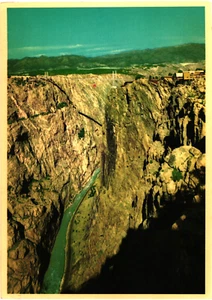 Postcard: View of the Royal Gorge - Canyon City -- Colorado -- USA - Picture 1 of 2