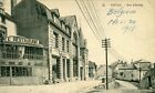 Belgium Virton - Rue d&#39;Arlon 1918 USA AEF Cover to Ambridge PA sepia on postcard