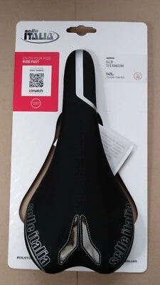 Selle Italia SLR Titanium Tube Rail Saddle Black New - Image 1 of 4