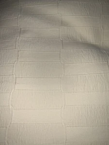 (#259) NUEVA FUNDA DE EDREDÓN NARANJA PRATESI ~ TAMAÑO COMPLETO ~ BLANCO JACQUARD~ORG $1595 - Imagen 1 de 8