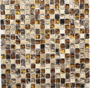 Duschrückwand Di Vetro E Pietra Naturale Mosaico Piastrelle 92-1303_F 10 Opaco - Bild 1 von 5