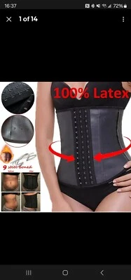 Entrenador de cintura colombiano látex firme deshuesado para cristal de arena serio Xs  Foto 1 de 4