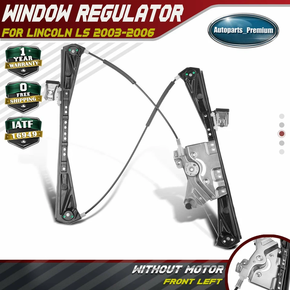 Регулятор стеклоподъемника электрический для Lincoln LS 2003-2006 передний левый со стороны водителя - Изображение 1 из 4