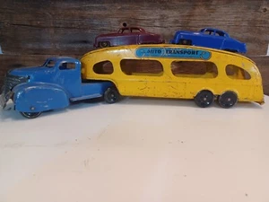 Vintage Louis Marx & Co Truck and Auto Transport - Picture 1 of 13