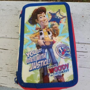 De Colección Toy Story 3 Pluma Lápiz Cremallera Estuche Juguetes en Acción 3D Exclusivo de Disney Store  - Imagen 1 de 15
