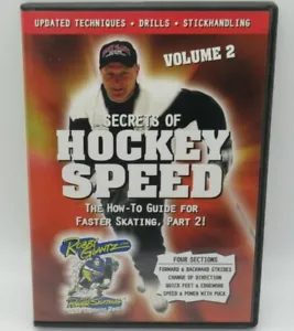 ROBBY GLANTZ - SECRETS OF HOCKEY SPEED VOL. 2 DVD, HOW-TO-GUIDE PART 2, STRIDES+ - Picture 1 of 2