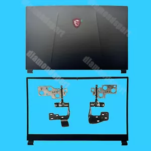 LCD Back Cover + Bezel +HingesFor MSI GP75 GL75 GE75 MS-17E2 E3 E7 9SC 9RC - Picture 1 of 8