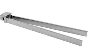 Gedy 5423 Lounge 13.9" Wall Mounted Swivel Towel Holder Bar Bathroom Chrome - Picture 1 of 1