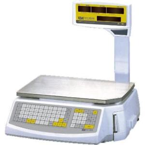 EasyWeigh Ls-100 Price Computing Scale w/Printer 30-60 x 0.01-0.02 lb dual range