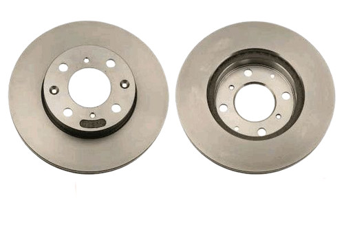 TRW Front Brake Disc Rotors 242mm DF1963S fits Honda Civic ED 1.5 i 16V ...