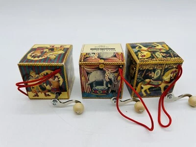 Swiss Reuge Musical Ornaments Lot of 3 All Play The Entertainer No 5621 - Image 1 of 4