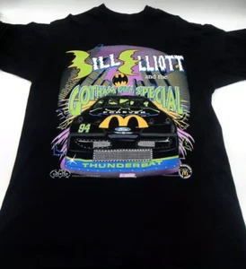 Camisa de carreras Bill Elliott 1995 Batman Forever Nascar, camisa Nascar - Imagen 1 de 1