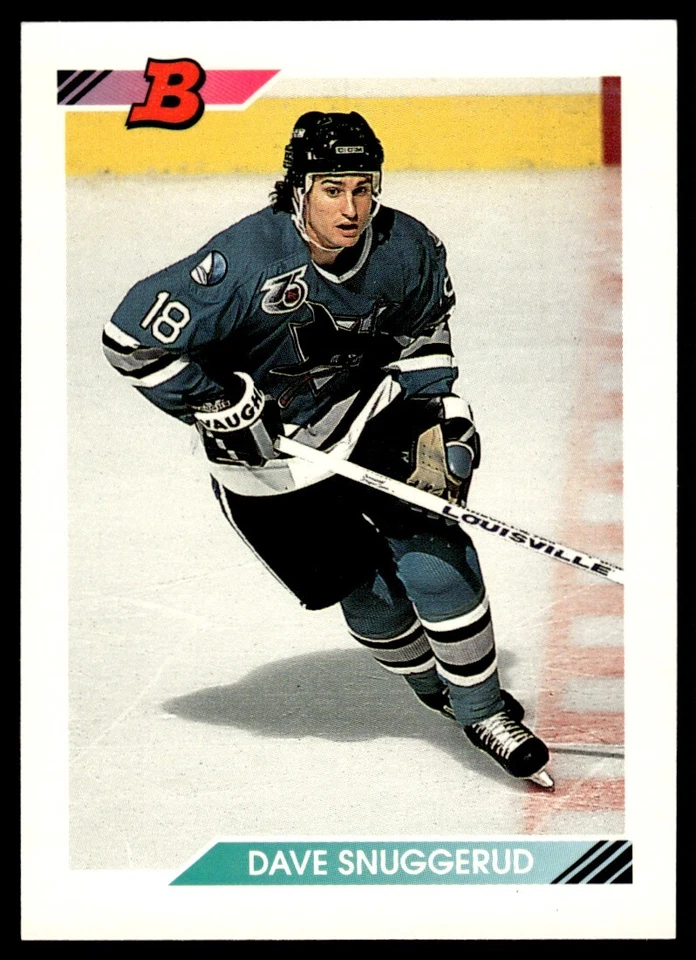 1992 Bowman #309 Dave Snuggerud - San Jose Sharks - Image 1 of 2