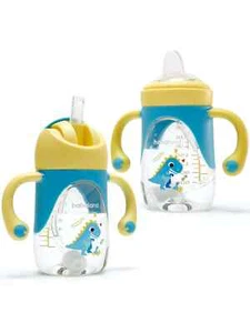 8 oz 2 - in - 1 Sippy Cup - Spout/Straw, No - Spill, Unicorn/Dino Theme, - Picture 1 of 42