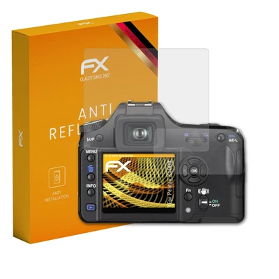 atFoliX 3x Screen Protection Film for Pentax K100D matt&shockproof - Image 1 of 4