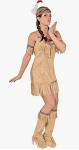 Adult Native American Princess Costume - Pocahontas - Indian Dress NEW! - Picture 1 of 2
