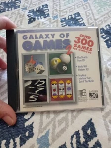 Galaxy Of Games II PC CD-ROM, 1997 Over 300 Games For Windows 95 SEALED - Picture 1 of 2