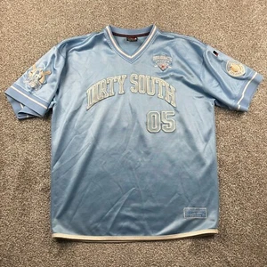 Vintage FUBU #05 Dirty South Trikot Gr. XXL blau Y2K Hip Hop Rap Streetwear - Bild 1 von 17
