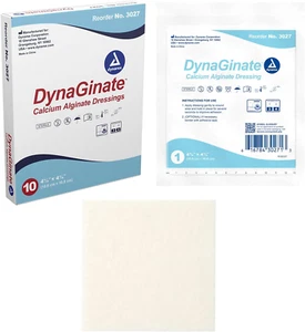 Dynaginate Calcium Alginate Wound Dressing - Sterile, Non-Stick Topical Wound Pa - Picture 1 of 12