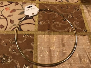 NEU GOLDFARBEN OMEGA 20" 6mm HALSBAND HALSKETTE FÜR ANHÄNGER/CHARMS STIL 3 - Bild 1 von 4