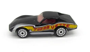 Vintage Matchbox Superfast Series #2 Chevrolet Corvette Turbo Vette Nero Nuovo di zecca - Foto 1 di 10