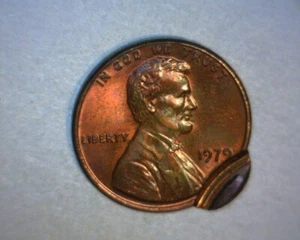 1979 LINCOLN CENT🌟DOUBLE STRUCK🌟UNI-FACED 2nd STRIKE🌟NICELY TONED🌟ERROR COIN - Picture 1 of 7